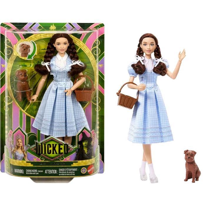 NEW BONEKA BARBIE UNIVERSAL PICTURES WICKED DOROTHY ELPHABA GLINDA NESSAROSE FASHION DOLL PLUS
