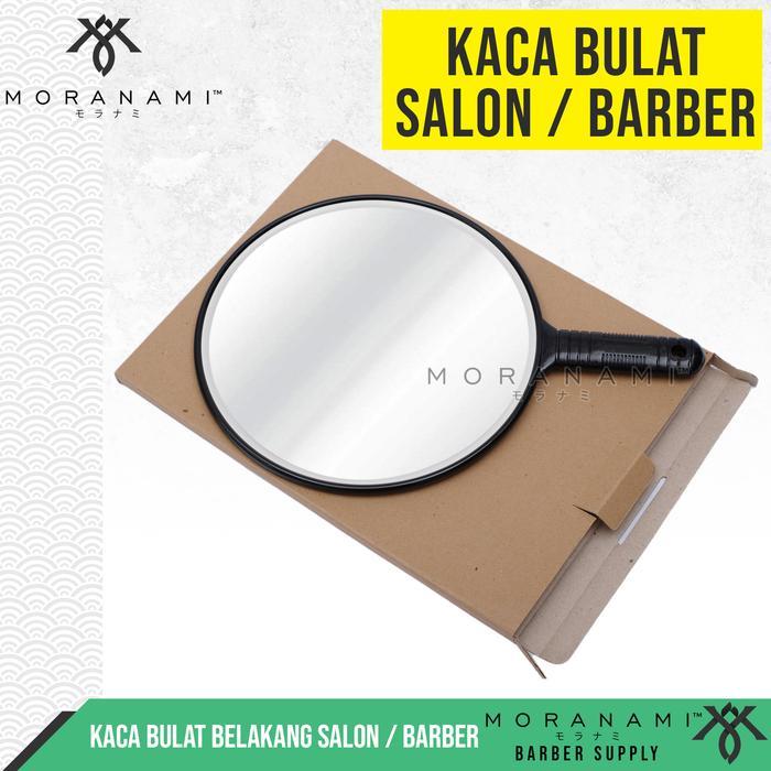 Kaca Bulat Belakang Kaca Salon Kaca Barber Cermin Salon Barber Bulat Kaca