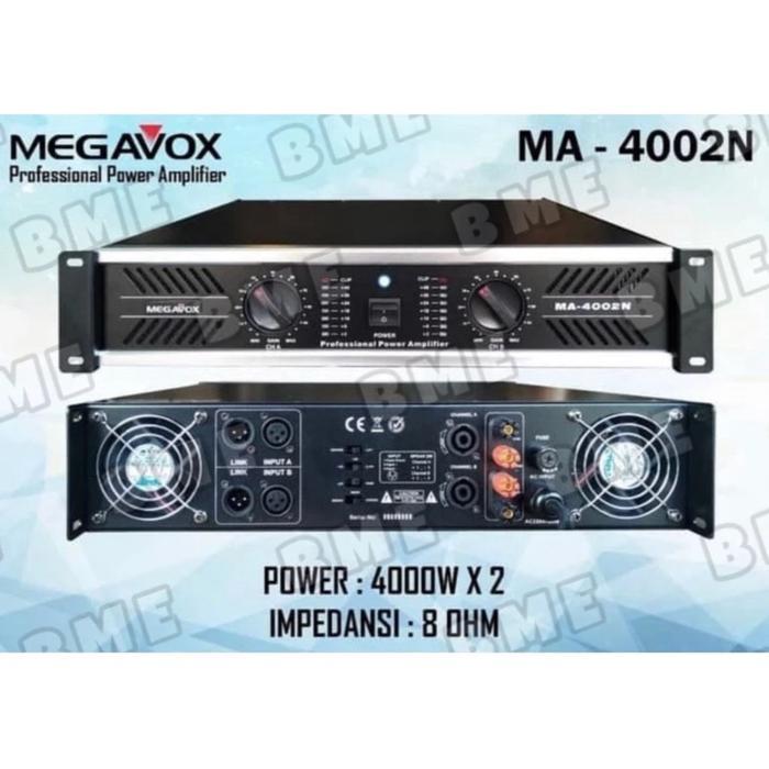 ￼POWER AMPLIFIER MEGAVOX MA 4002 BARU AMPLI MEGAVOX MA 4002N MA4002 ORI