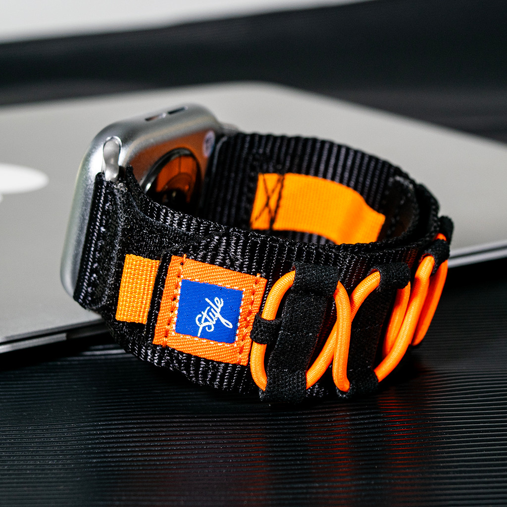 VWAR Tactical Nylon Strap for Apple Watch Ultra 2 Band 49mm 44mm 45mm Trail Sports Bracelet for
