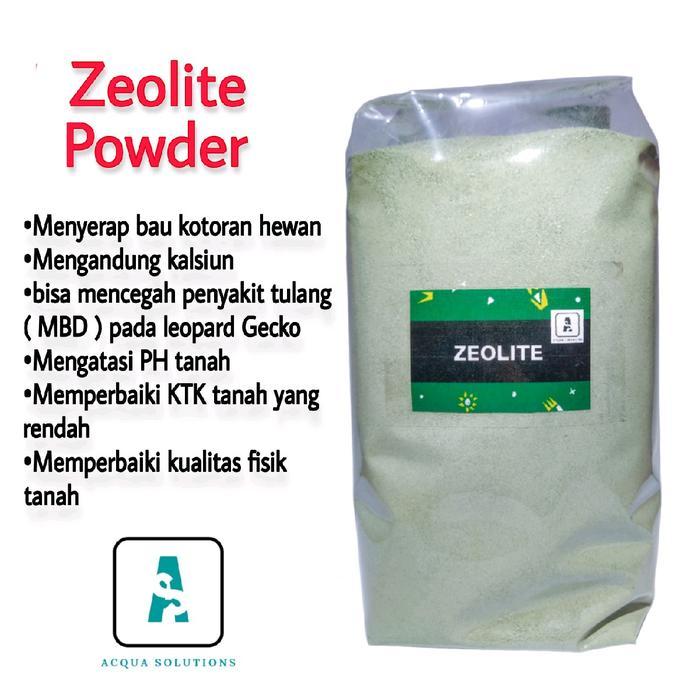 GRATIS ONGKIR Zeolit Powder 1kg / Media Pertanian / Alas Reptil Gecko / Media Tanaman