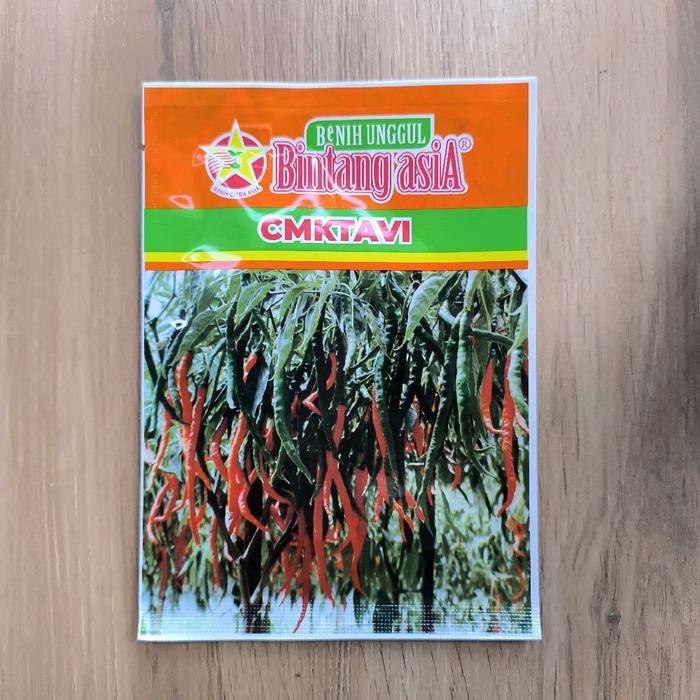 Promo benih cabai keriting CMK TAVI 10gr. bintang asia Terlaris