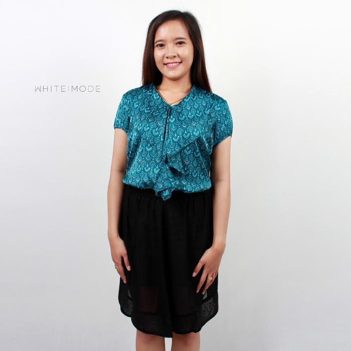 White Mode Esther Blouse - M