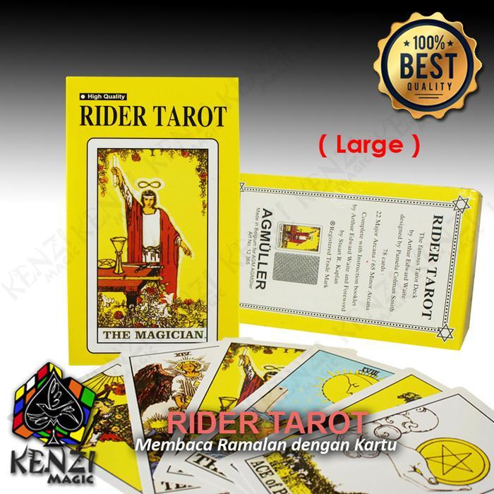 PROMO!!! Rider Tarot - Kartu Tarot - Kartu Ramal - Kartu Ramalan - Kartu Sulap BE5T QUALITY