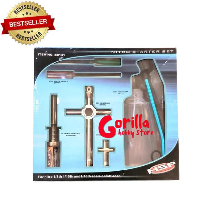HSP nitro starter kit 80141 alat pemantik engine mobil rc nitro HSP 94155 94188 94970
