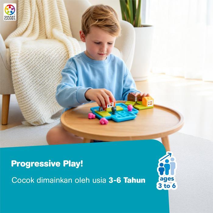 Smartgames Three Little Piggies Mainan Edukasi Anak