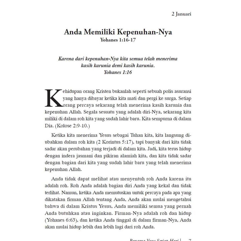 TERMURAH Bersama Yesus Setiap Hari (Andrew Wommack)