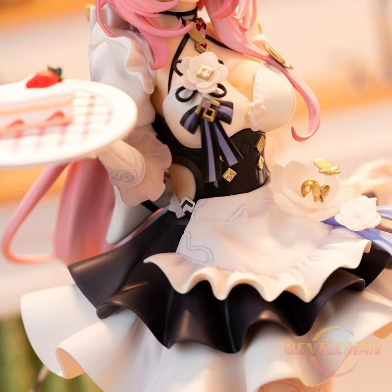 Honkai Impact 3 Elysia Pink Maid Outfit Cute Bishoujo Figure Anime Game Model Ver. Desktop Decor