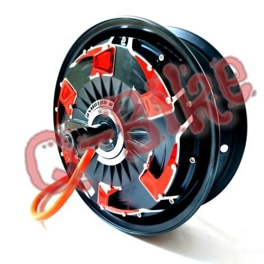 dinamo bldc qs motor 5000w R12 inch ebike motor listrik