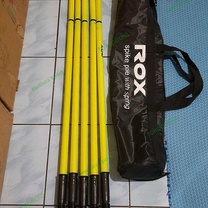 Agility Spike Pole Spring Rox Original Tiang Ketangkasan Bola Isi 5