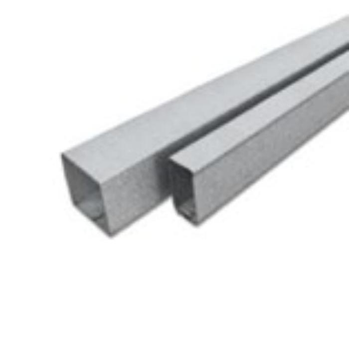 Holo hollo hollow galvanis 4x2x050 4x2 4 x 2 x 0.5 0,5 mm per batang