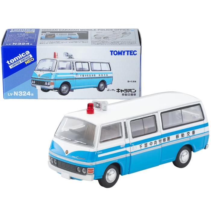 Tomica Limited Vintage Neo Lv-N324A Nissan Caravan Mobile Police Box Car