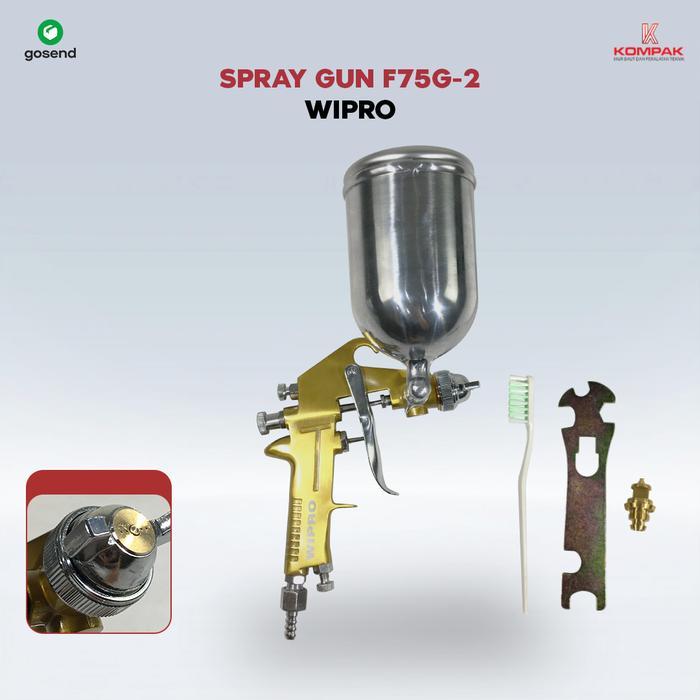 AIR SPRAY GUN WIPRO F75 G TABUNG ATAS ALAT CAT SEMPROT WIPRO F 75 G