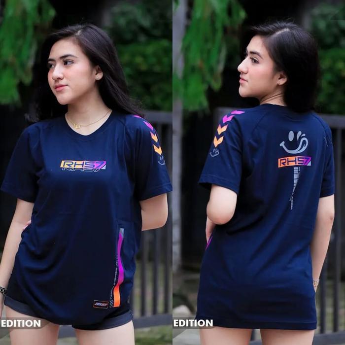 KAOS MOTOR RACINGHELL SMILE NAVY / KAOS BALAP MOTOR DRAG
