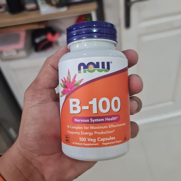 Now Foods B-100 B100 B 100 Vitamin B Vit B (100Caps) Vitamin B100 Produk Unggulan