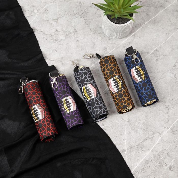 BERMUTU Sajadah Genggam Gulung Travel Sejadah Traveling Tipis Turki Motif Muslim Nyaman