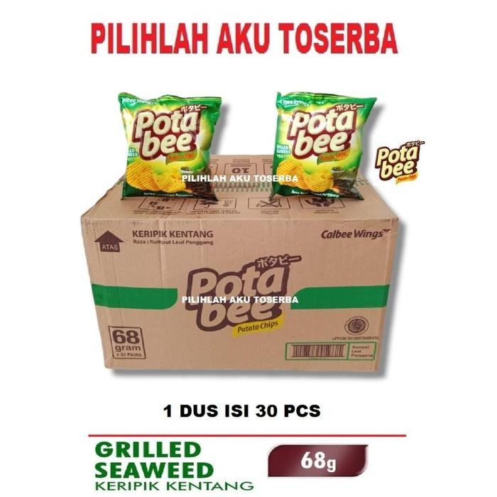 

POTABEE KERIPIK KENTANG RUMPUT LAUT 68 GR - ( HARGA 1 DUS ISI 30 PCS )