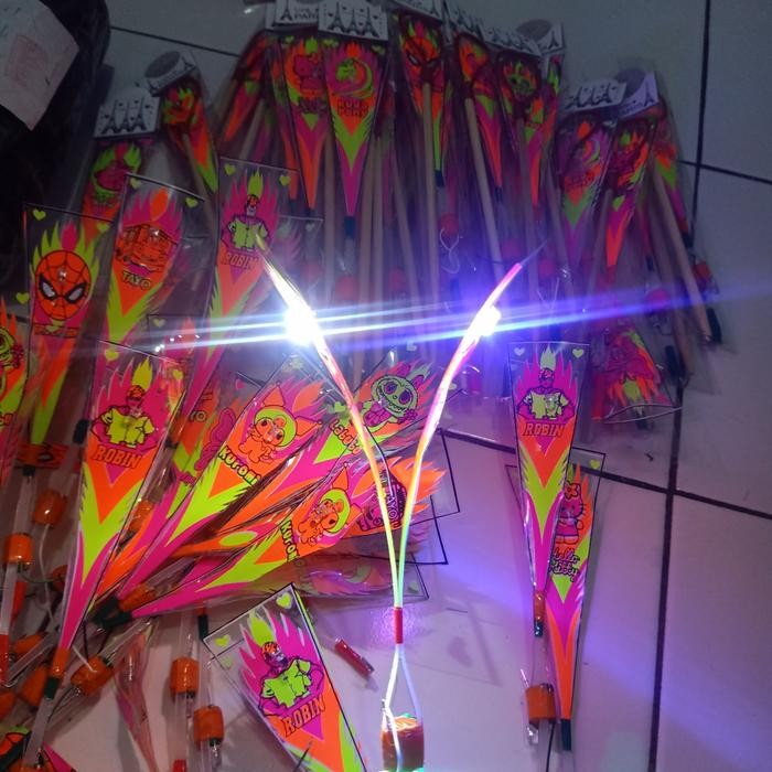kitiran lampu 3 motif sablon,kitiran selepetan LED/apollo led/kunang-kunang
