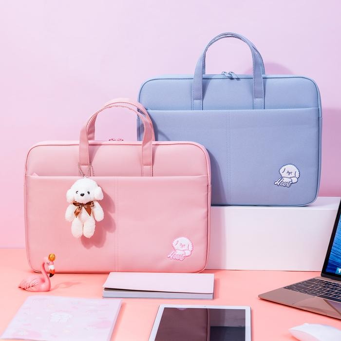 [Combo Super Hemat] Deli Tas Laptop 14Inch Lucu, Alas Mouse