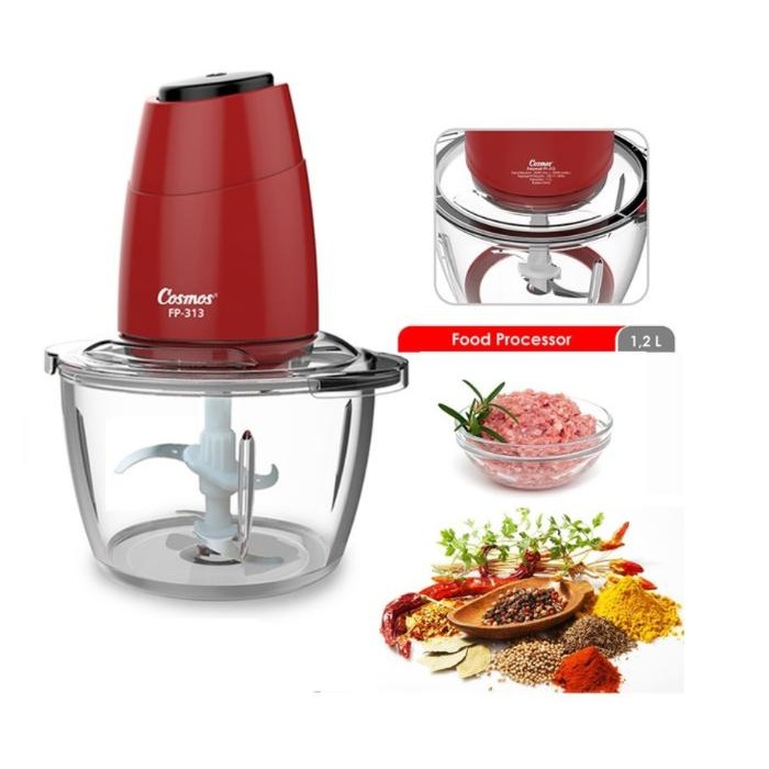 Cosmos Food Processor Cosmos Fp 313 / Blender Mini Penggiling Makanan