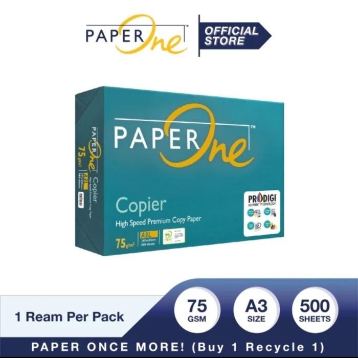 

NEW PRODUK KERTAS HVS A3 75 GR PAPERONE KERTAS FOTOCOPY WARUNG ARA67