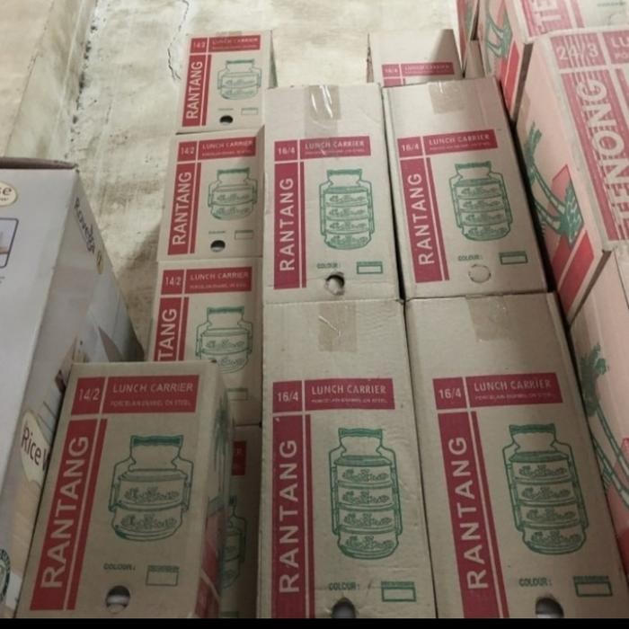 Rantang Enamel - Rantang Tenong 14 Cm Susun 3 Maspion