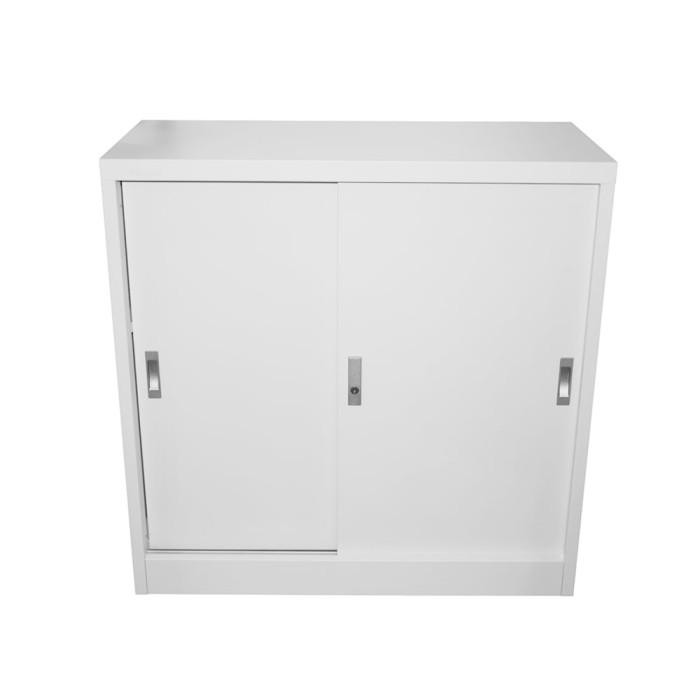 INFORMA - LEMARI BESI - LOW FILING CABINET SLIDE PANEL WHITE