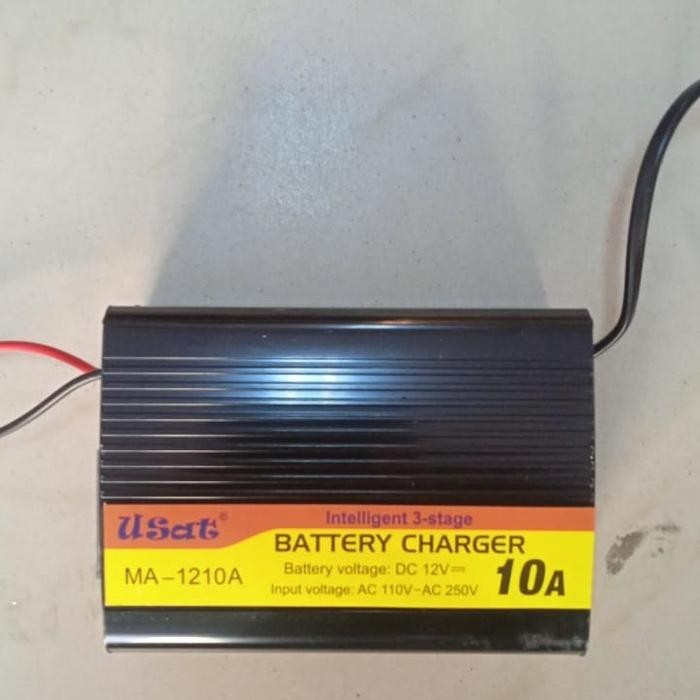 Charger Aki/Accu 12V 10A Otomatis Usat,Charger Aki 12V 10A