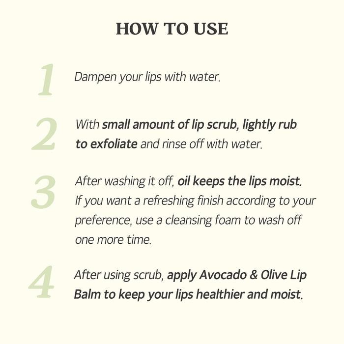 SKINFOOD Avocado & Sugar Lip Scrub