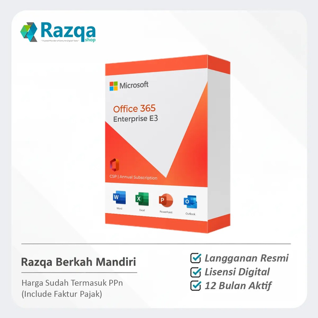 Office 365 E3 1 Tahun