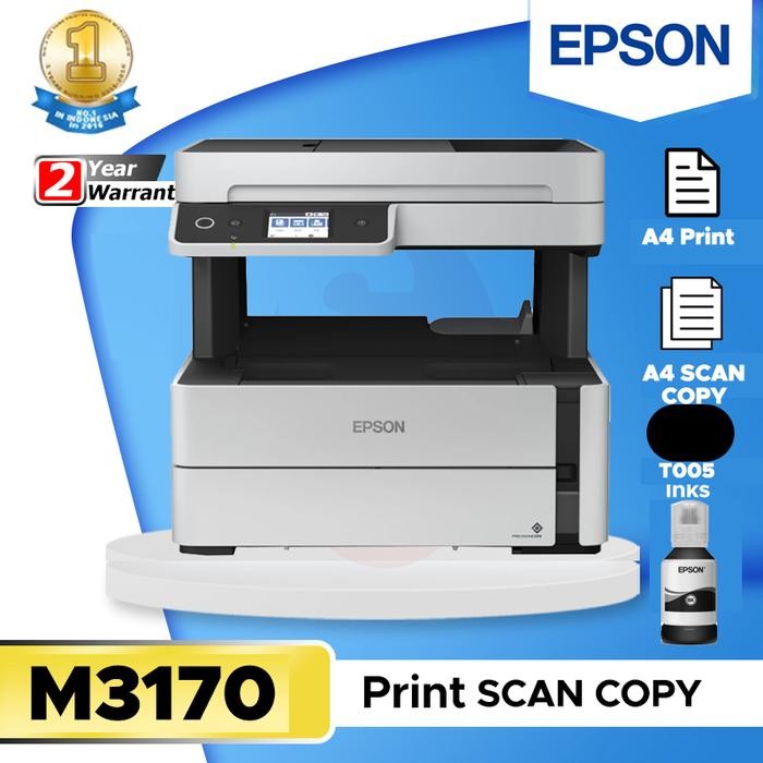 Printer Epson M3170 Inkjet Monochrome All In One Ink Tank