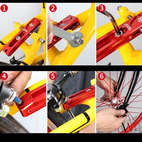 adaptor U brake sepeda depan belakang