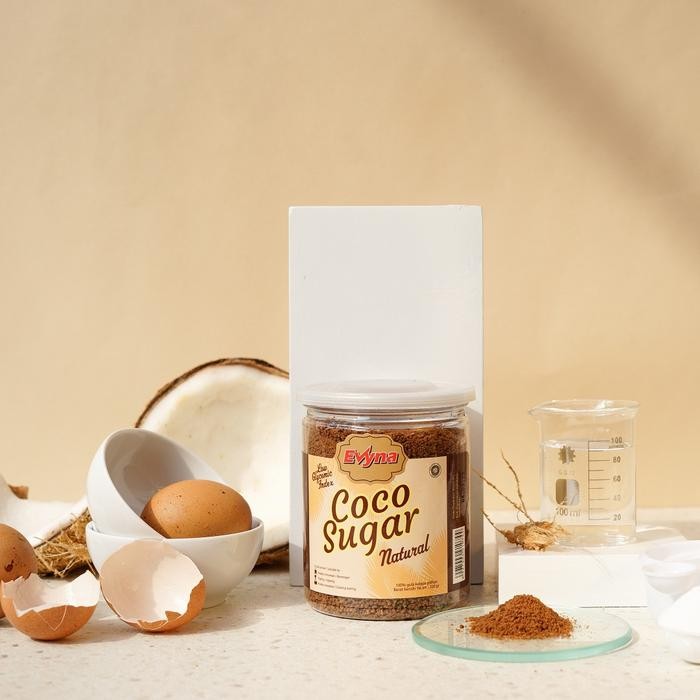 Evyna Coco Sugar Gula Kelapa Pemanis Alami Rendah Indeks Glikemik