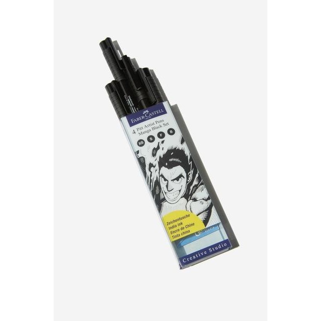 

Faber-Castell Pitt Artist Pen Manga Black 4 Wallet