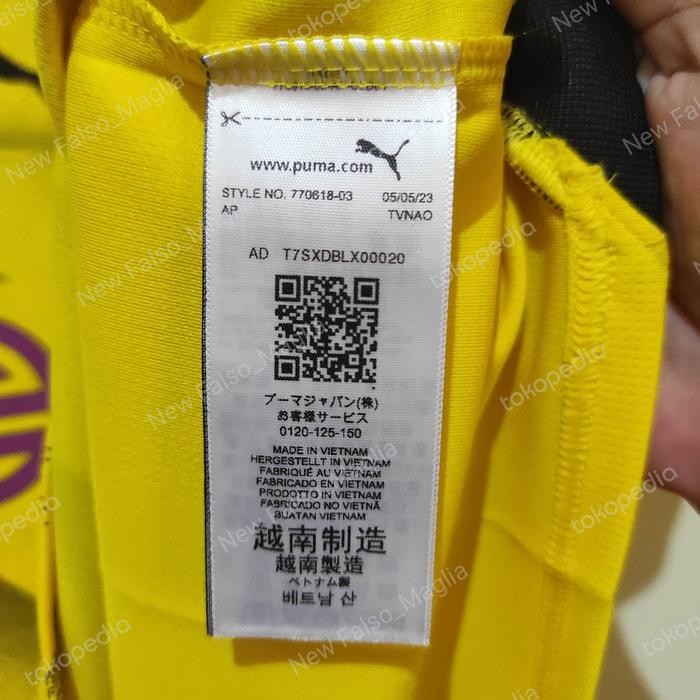 Jersey Borussia Dortmund 3Rd Ucl/Cup 23/24 Stadium Original Murah