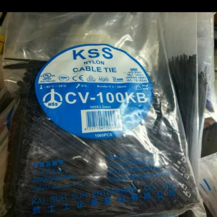 

Kabel Ties 10Cm X2,5Mm Isi 1000Pcs