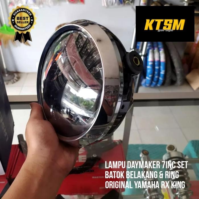 Lampu Depan Rx King Bulat Set Daymaker Original