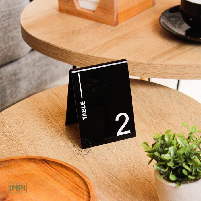 

Nomor Meja Akrilik Cafe Resto Table Number - INPI HOUSE