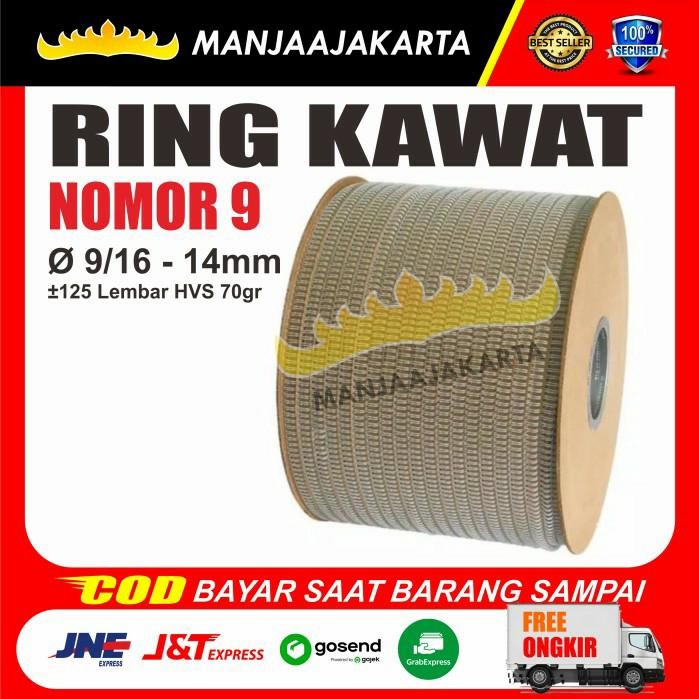 

JUAL SPIRAL KITARO 9/16" PUTIH NO.9 PITCH 3 : 1 WIRE SPOOL RING KAWAT