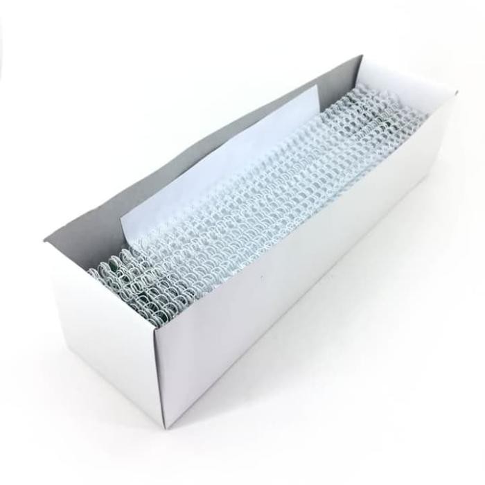 SPIRAL KAWAT JBI A4 3:1 NO.4(1/4") 100 BATANG(PUTIH)