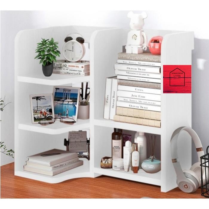 

RAK BUKU LACI KANTOR TEMPAT BOX FILE ATAS MEJA VINTAGE MINIMALIS KOKOH