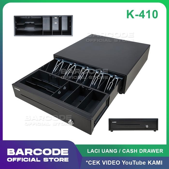 

KASSEN CASH DRAWER 41 X 41 CM 5K8C RJ11 LACI UANG KASIR K410 / MK410