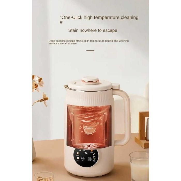 Mesin Susu Kedelai 1200Ml Multifungsi Blender Mesin Kacang Kedelai Reservasi Dipanaskan Soy Milk