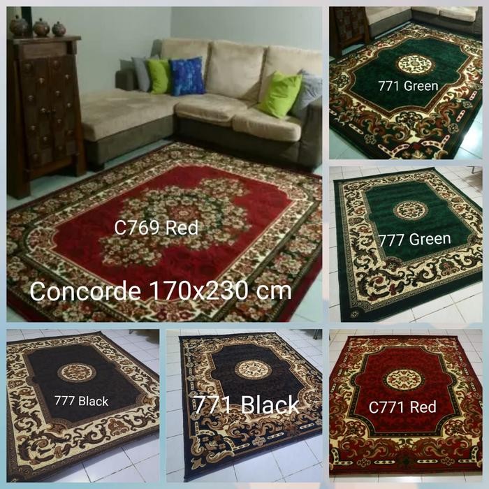 Karpet Permadani Concord 170X230 Tebal Karpet Lantai Karpet Mewah