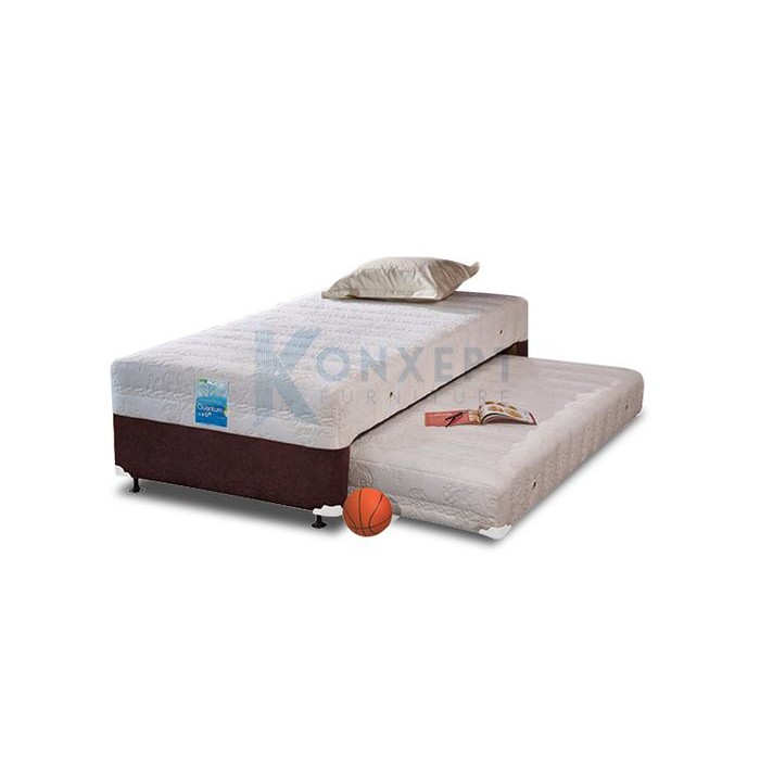 Quantum 2In1 Kids Cabrio White-120X200 Springbed (Tanpa Sandaran)