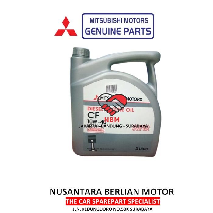 Pilihan- Oli Mitsubishi Motors Super Cf 10W-40 Mz320241 5 Liter Diesel Original