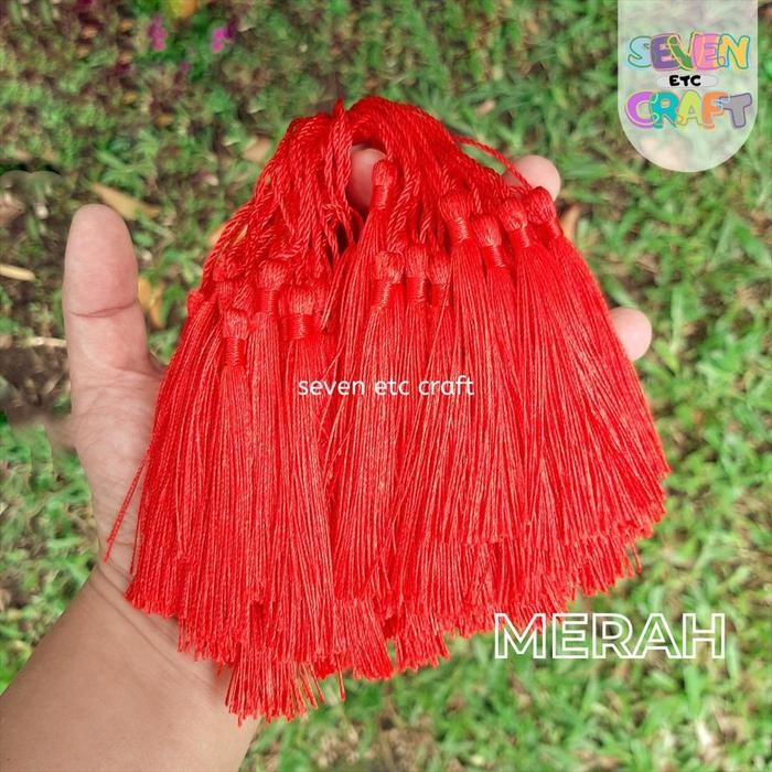

New [10 PCS] Tasel / Rumbai / Tassel MERAH