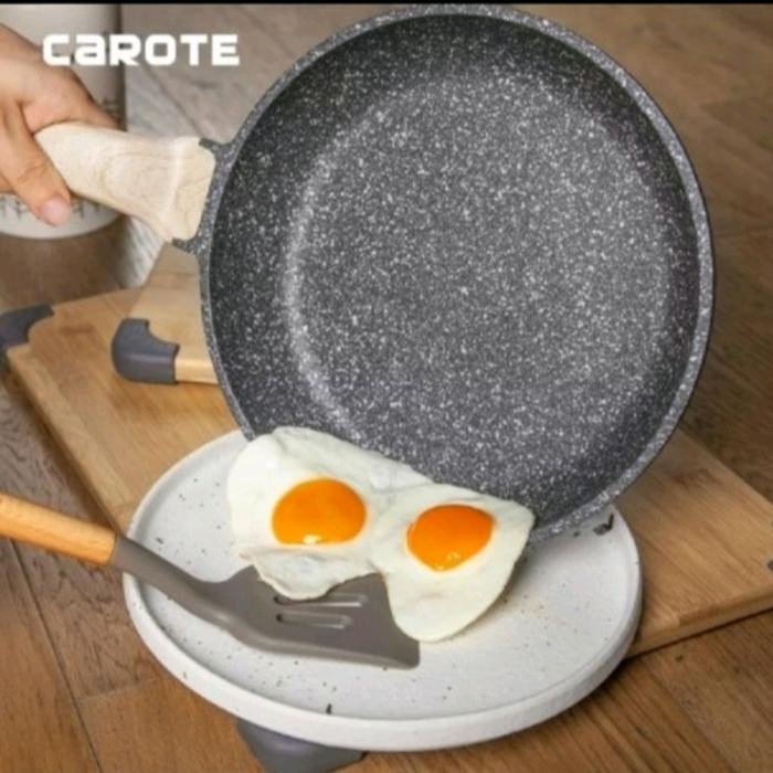 Carote Fry Pan 20 24 28 cm Anti Lengket Ready Stock