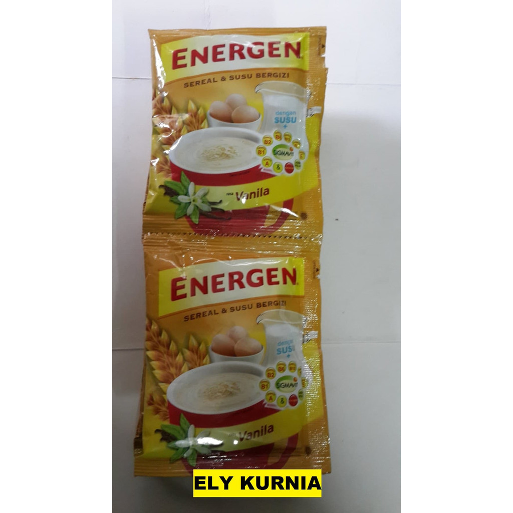 

New Energen Rasa Vanila Pouch 10 Sachet @ 30 gr