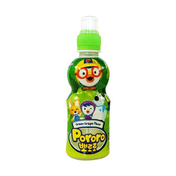 

S42620 PORORO GREEN GRAPE MINUMAN BERPERISA 235ML BOTOL MAJU BERSAMA (20250910)